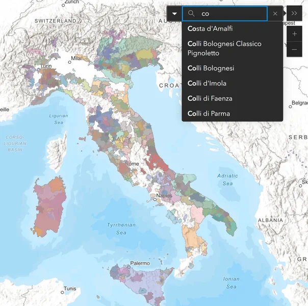 SommGeo Fast Map: interactive wine atlas with searchable appellations