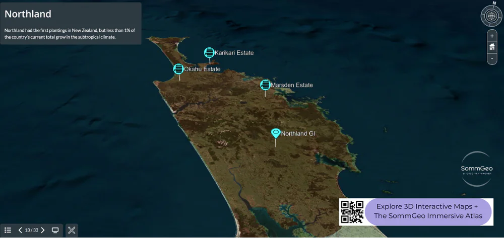 3D Tour of New Zealand's Northland wine region